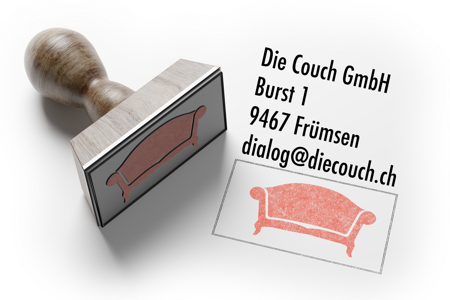 Couch Stempel-Adresse